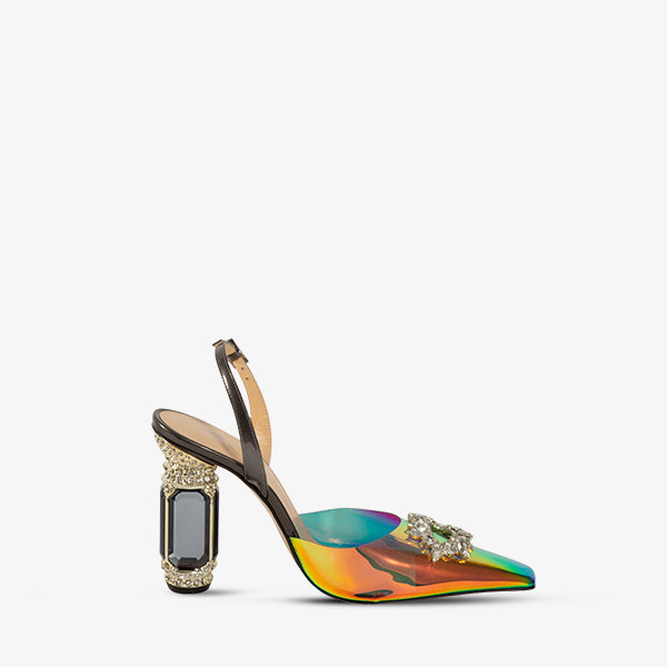 Grey Slingback 100