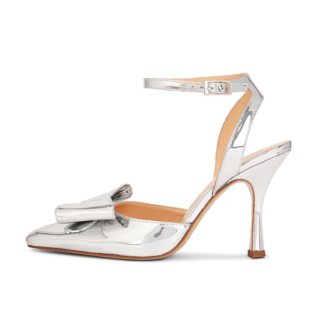 Silver Strap Sandal