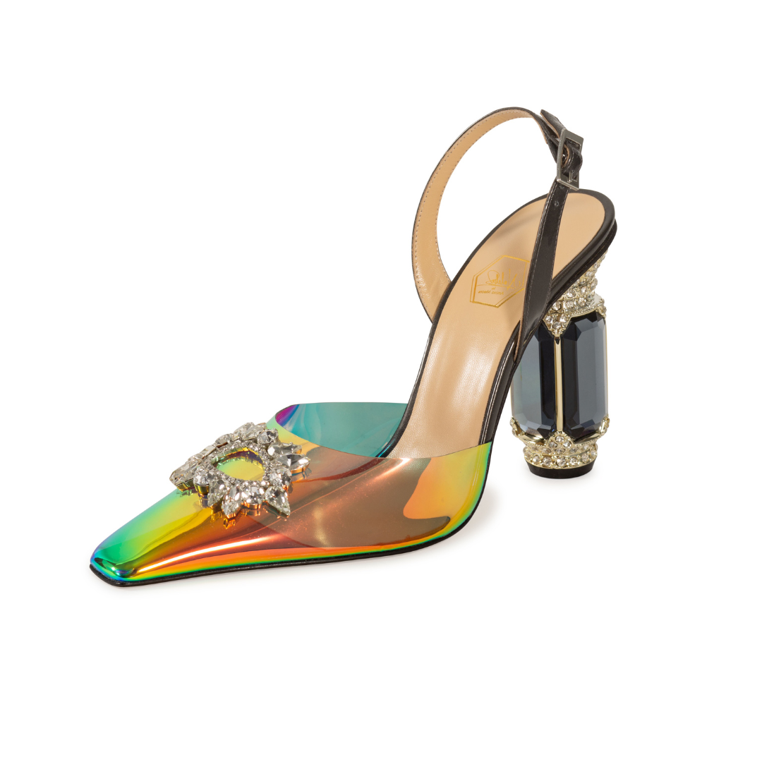 Grey Slingback 100