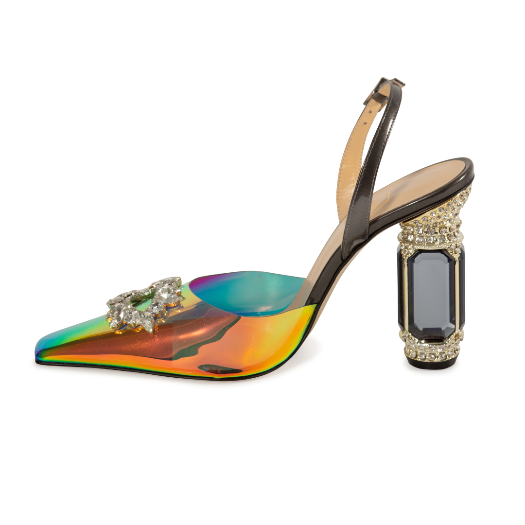 Grey Slingback 100