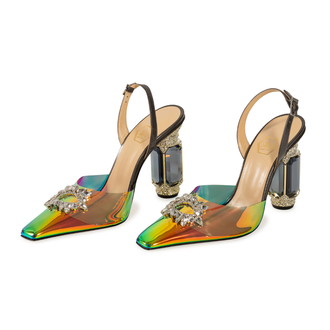 Grey Slingback 100