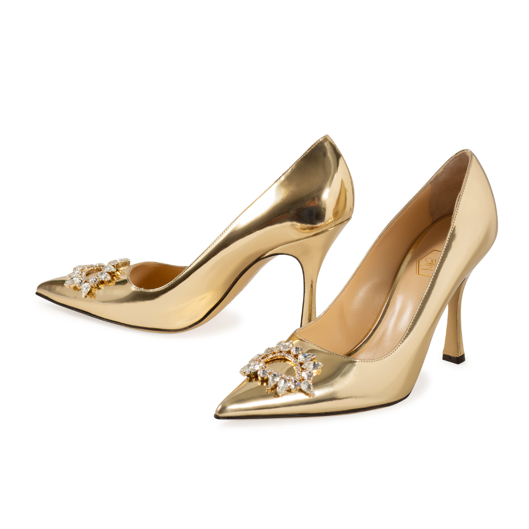 Gold Pump 90  Nalebe