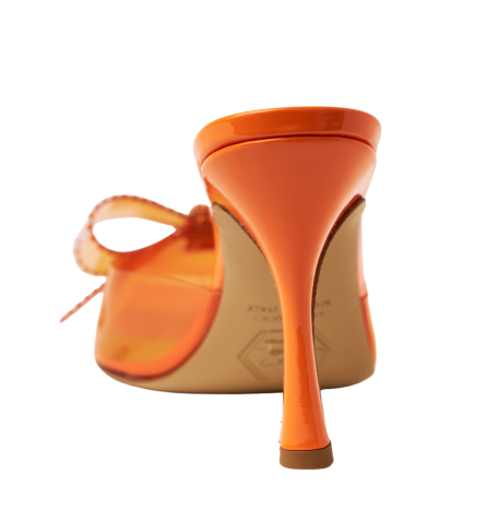 PVC Mule Heels | Dimante Mule in PVC - Heel Shoes | Nalebe